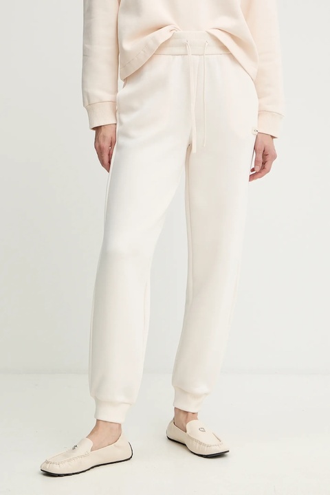 Armani Exchange spodnie dresowe kolor beżowy gładkie XW001287 AF16134 - zdjęcie produktu nr 1