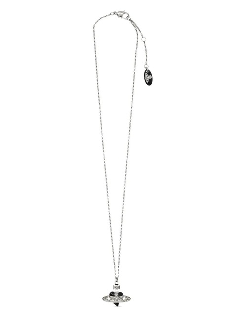 Vivienne Westwood Diamante Heart pendant necklace - Silver - zdjęcie produktu nr 1