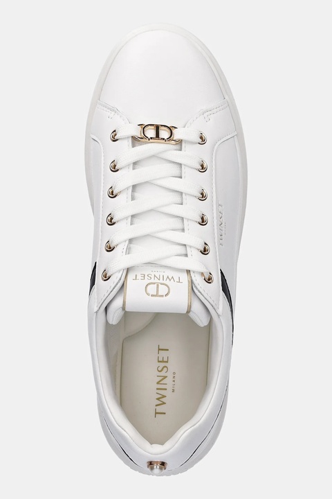 Twinset sneakersy damskie kolor biały 252TCP020 - zdjęcie produktu nr 2