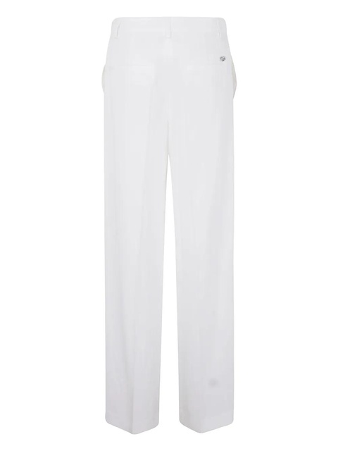 Blumarine logo-lettering trousers - White - zdjęcie produktu nr 2