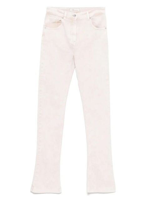 Blumarine logo-patch jeans - Neutrals - zdjęcie produktu nr 1