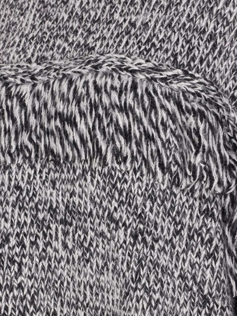 Essentiel Antwerp high-neck fringe-detail sweater - Black - zdjęcie produktu nr 2