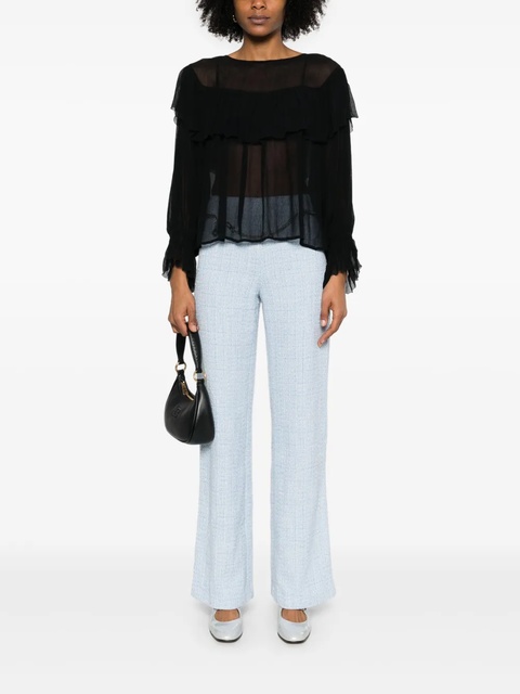 Maje semi-sheer blouse - Black - zdjęcie produktu nr 2