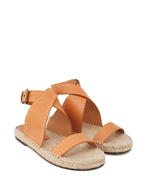ISABEL MARANT Illya leather espadrilles - Brown - zdjęcie produktu nr 1