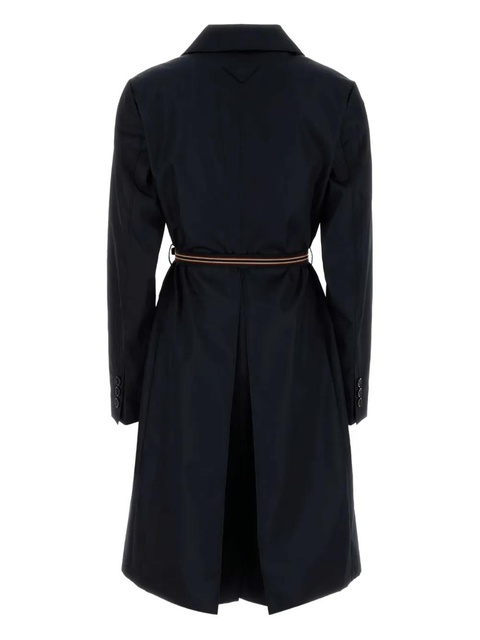 Prada belted panelled coat - Blue - zdjęcie produktu nr 2