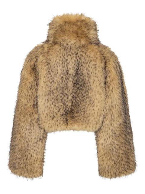 ROTATE BIRGER CHRISTENSEN high-neck cropped jacket - Yellow - zdjęcie produktu nr 1