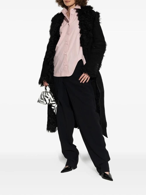 The Attico wrap-effect belted trousers - Black - zdjęcie produktu nr 2