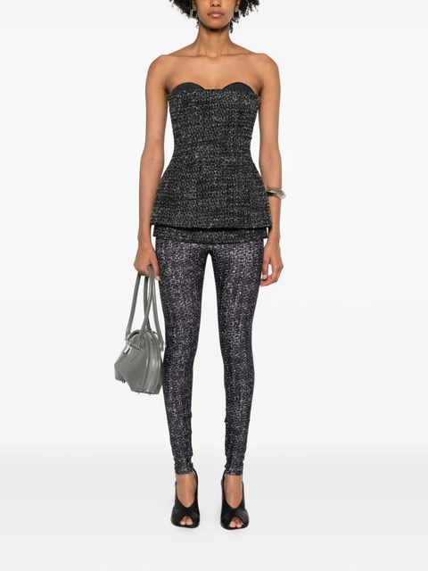 Diesel tweed sweetheart top - Grey - zdjęcie produktu nr 2