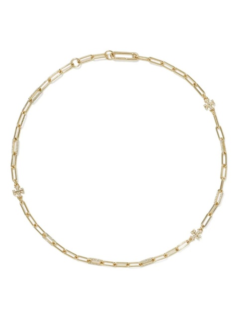 Tory Burch Good Luck Chain Pave necklace - Gold - zdjęcie produktu nr 1