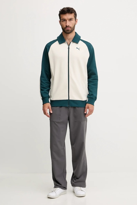 Puma bluza kolor beżowy gładka 632994 - zdjęcie produktu nr 2