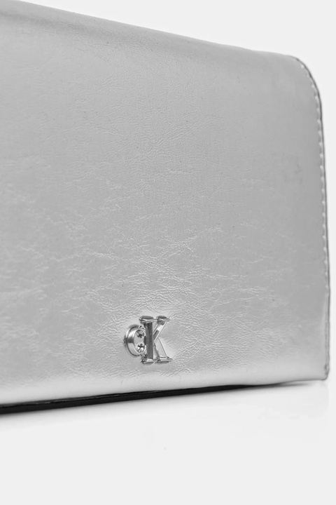 Calvin Klein portfel damski kolor srebrny LV04F3320G - zdjęcie produktu nr 1
