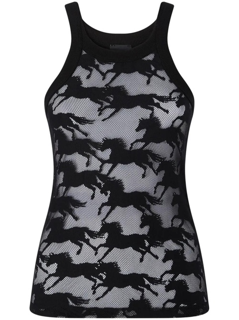 PINKO horse-motif tank top - Black - zdjęcie produktu nr 1