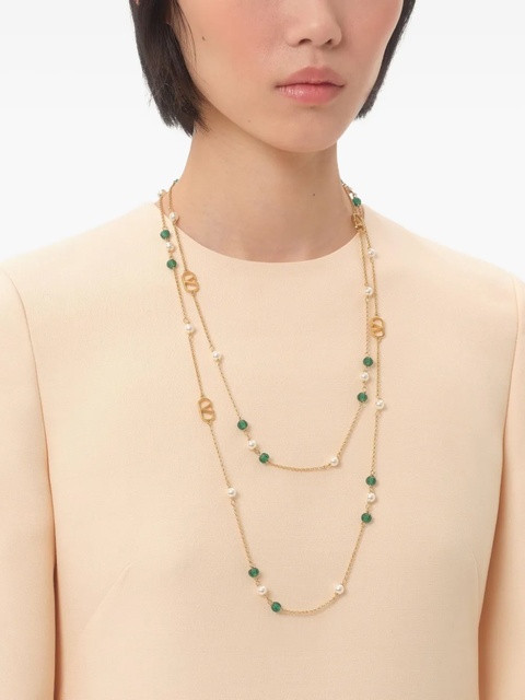 Valentino Garavani VLogo necklace - Gold - zdjęcie produktu nr 2