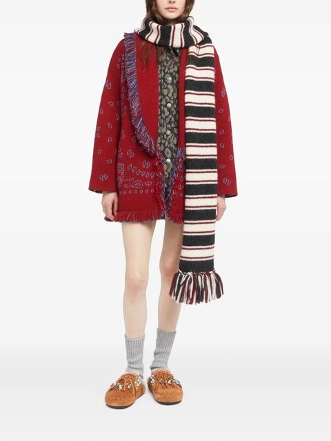 Alanui striped fringed scarf - Multicolour - zdjęcie produktu nr 2