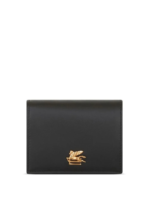 ETRO Pegaso plaque-detail wallet - Black - zdjęcie produktu nr 1
