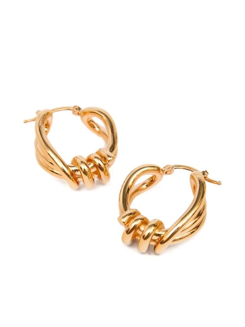 MM6 Maison Margiela Knot earrings - Gold - zdjęcie produktu nr 2