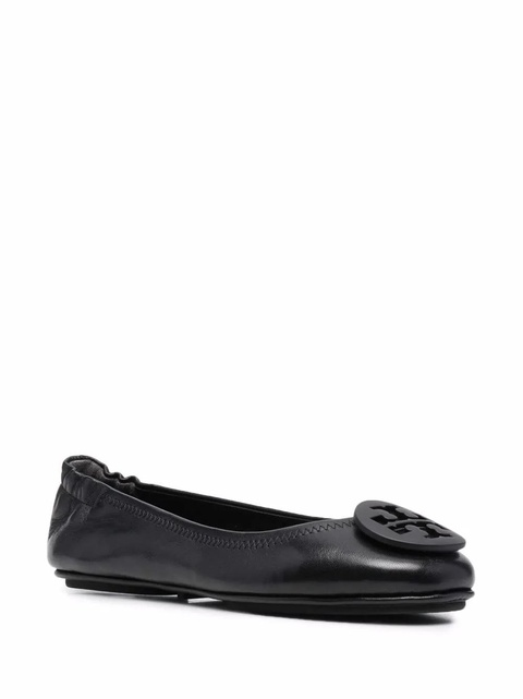 Tory Burch Minnie travel ballerina shoes - Black - zdjęcie produktu nr 1