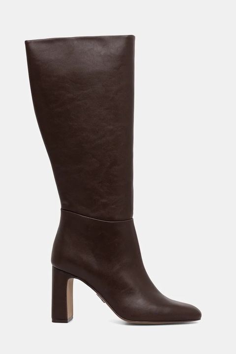 Steve Madden kozaki Speedway damskie kolor brązowy na słupku 11003284 - zdjęcie produktu nr 1