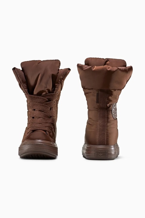 Converse śniegowce Chuck Taylor All Star Elements Boot kolor brązowy A13890C - zdjęcie produktu nr 1