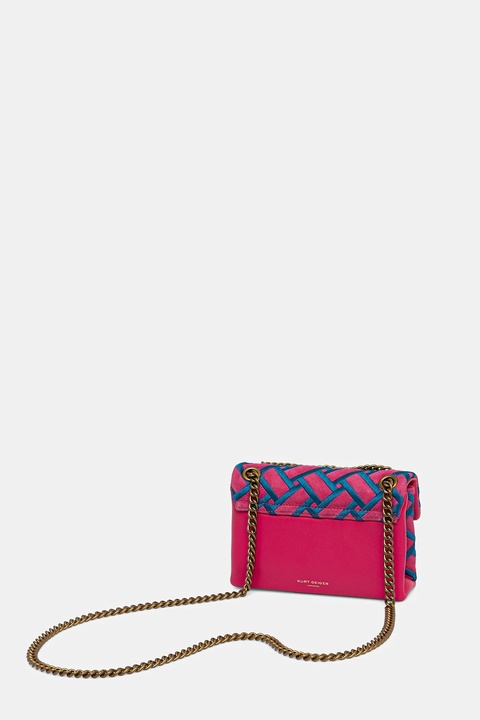 Kurt Geiger London torebka skórzana MINI KENSINGTON kolor różowy 5017657219 - zdjęcie produktu nr 2
