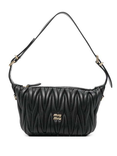 Miu Miu matelassé tote bag - Black - zdjęcie produktu nr 1