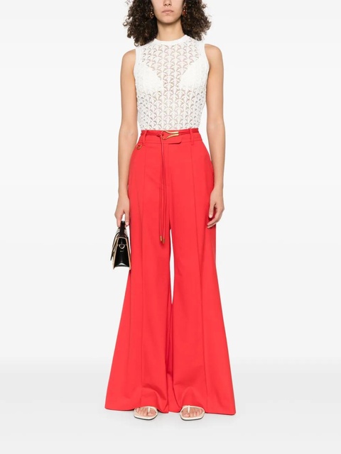 ZIMMERMANN Crush trousers - Red - zdjęcie produktu nr 2