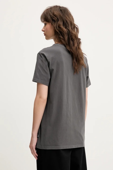 Vans t-shirt bawełniany damski kolor szary VN000NXA1O71 - zdjęcie produktu nr 2