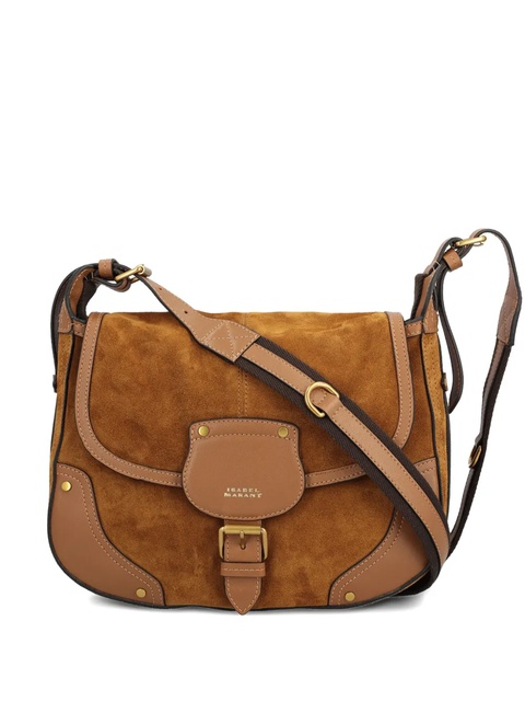 ISABEL MARANT Sierra buckle-fastening suede cross body bag - Brown - zdjęcie produktu nr 1