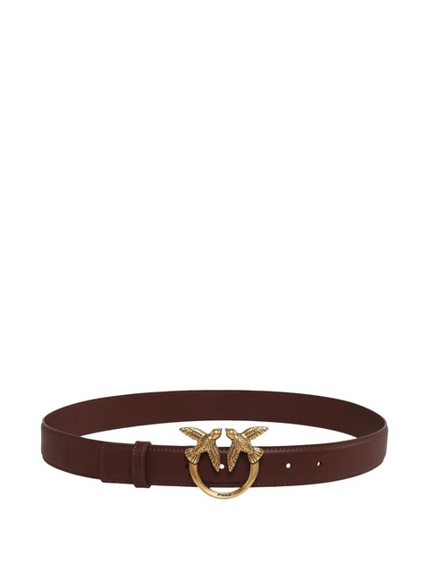 PINKO Love Birds leather belt - Brown - zdjęcie produktu nr 1