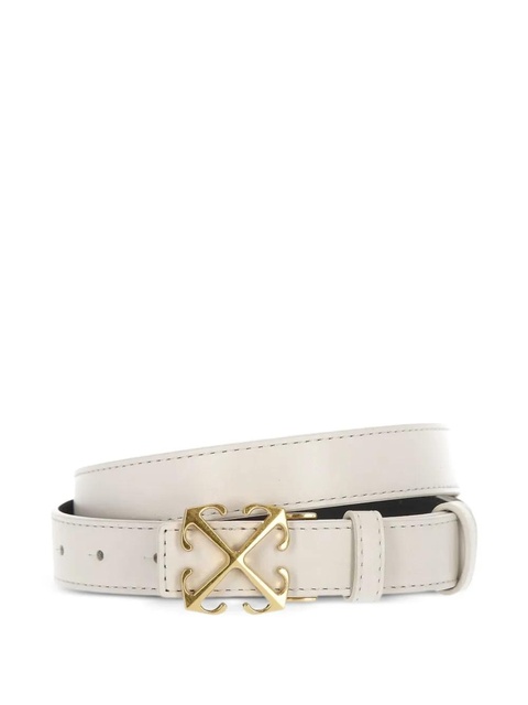 Off-White signature Arrows motif-buckle leather belt - Neutrals - zdjęcie produktu nr 1