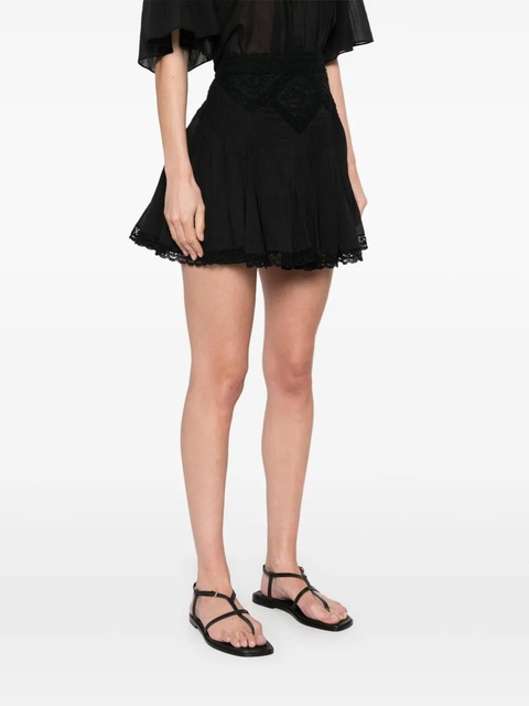 MARANT ÉTOILE Goldie mini skirt - Black - zdjęcie produktu nr 2