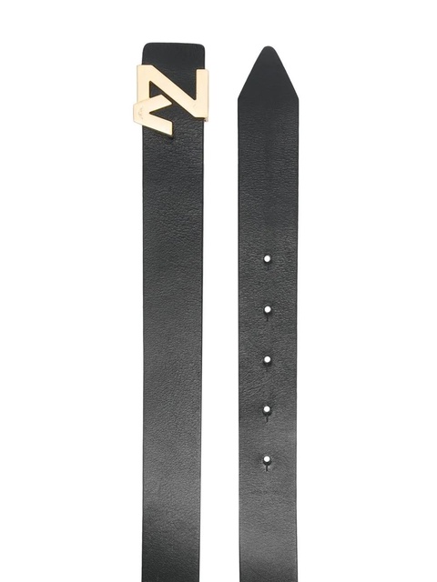 Zadig&Voltaire logo-plaque leather belt - Black - zdjęcie produktu nr 2