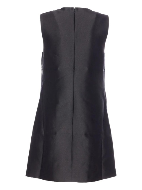 Self-Portrait embellished-collar sleeveless mini dress - Black - zdjęcie produktu nr 2