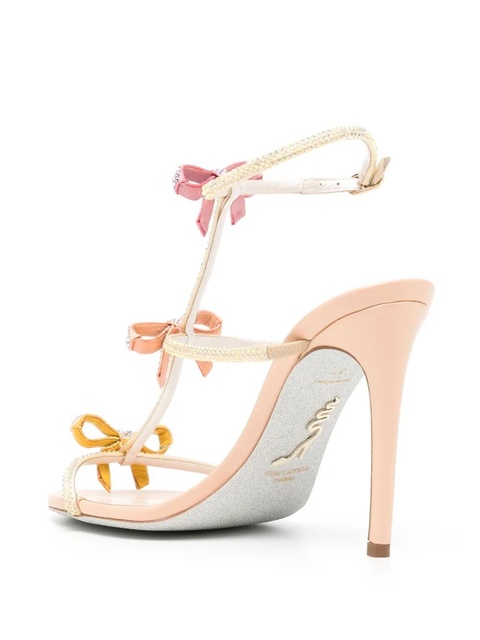 René Caovilla Caterina 100mm leather sandals - Neutrals - zdjęcie produktu nr 2