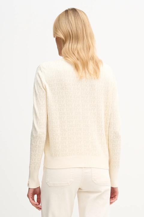 Dkny sweter damski kolor beżowy DJ5R0877 - zdjęcie produktu nr 1