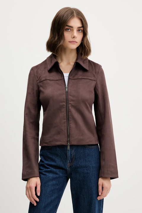 Abercrombie & Fitch kurtka kolor brązowy przejściowa KI144-5058-420 - zdjęcie produktu nr 1