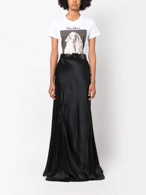 Max Mara logo-print cotton-jersey T-shirt - White - zdjęcie produktu nr 2