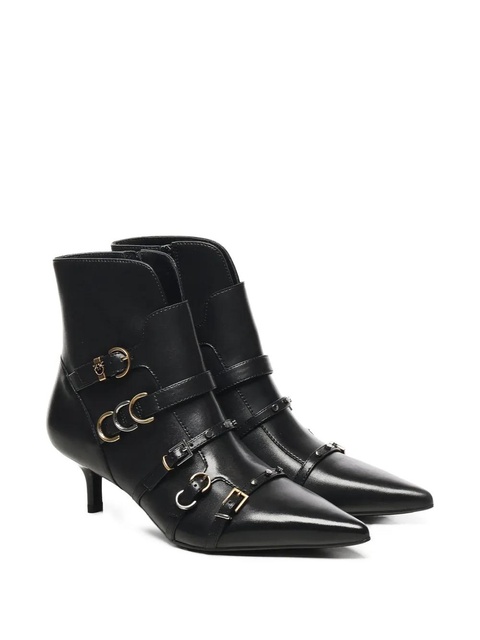 PINKO buckle-detail pointed-toe boots - Black - zdjęcie produktu nr 2