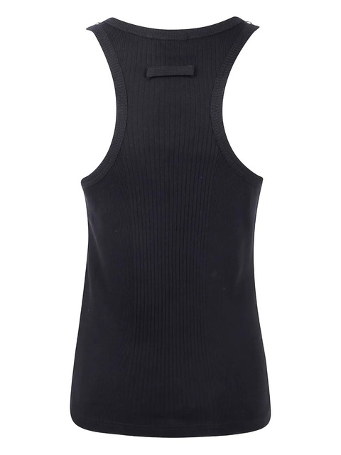 Jean Paul Gaultier buckles logo-engraved button top - Black - zdjęcie produktu nr 1