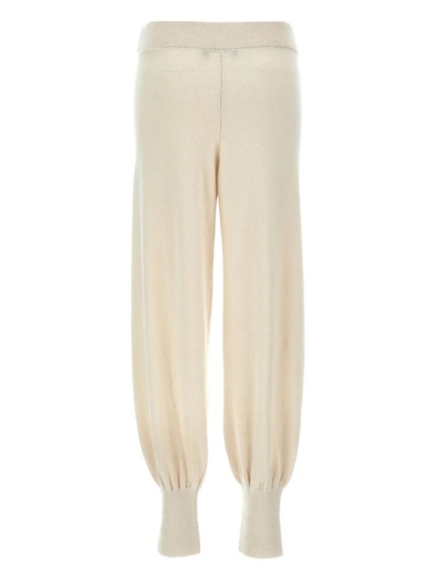 Max Mara Heberis ribbed-waistband cuffed trousers - Neutrals - zdjęcie produktu nr 2