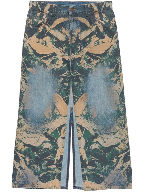 Acne Studios denim midi skirt - Blue - zdjęcie produktu nr 1