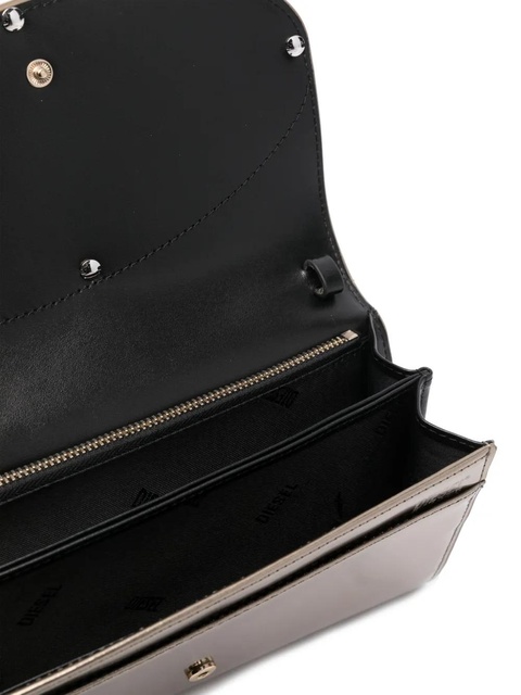 Diesel 1Dr leather wallet-on-chain - Gold - zdjęcie produktu nr 2