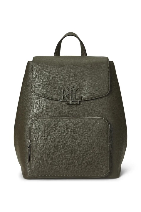 Lauren Ralph Lauren plecak skórzany damski kolor zielony duży gładki 431969355 - zdjęcie produktu nr 1
