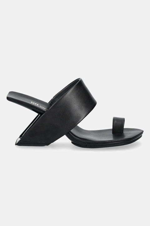 United Nude klapki skórzane Loop Toe Hi damskie kolor czarny na słupku 1072201162 - zdjęcie produktu nr 2