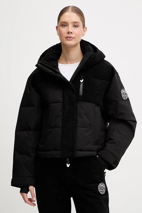 EA7 Emporio Armani kurtka narciarska kolor czarny AF14636.7W000374 - zdjęcie produktu nr 1