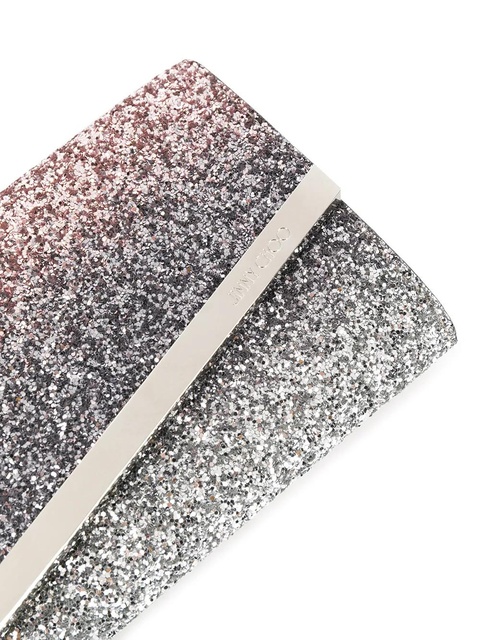 Jimmy Choo glitter detail Emmie cross body bag - Silver - zdjęcie produktu nr 2