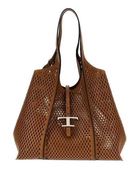 Tod's Medium 'T Timless' shopping bag - Brown - zdjęcie produktu nr 1