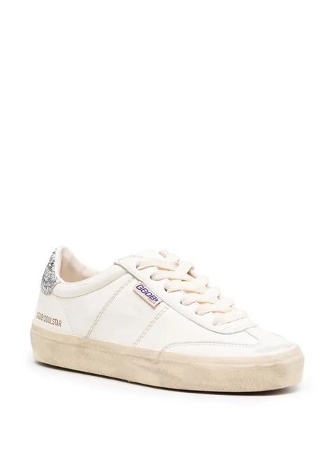 Golden Goose Soul Star distressed glittered sneakers - White - zdjęcie produktu nr 2