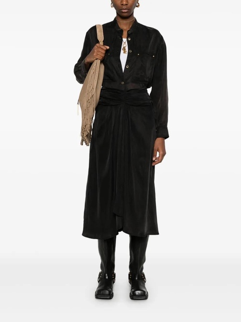 MARANT ÉTOILE Zetta shirt - Black - zdjęcie produktu nr 2
