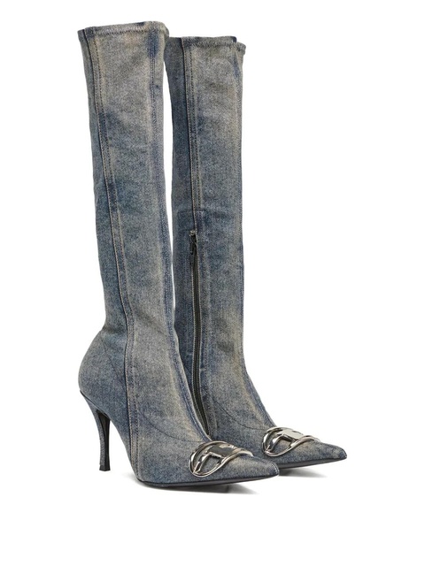 Diesel D-Venus knee-high boots - Blue - zdjęcie produktu nr 2